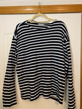 Hublot Mode Marine Nautical Stripe Shirt Mens XXXL Coastal Maritime